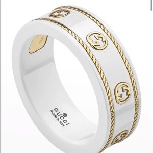 Gucci White Icon Ring